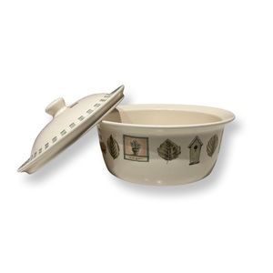 2.5 Qt Pfaltzgraff Round Covered Casserole Naturewood